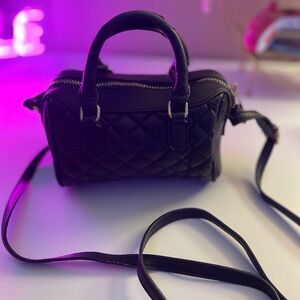 Black mini crossbody purse